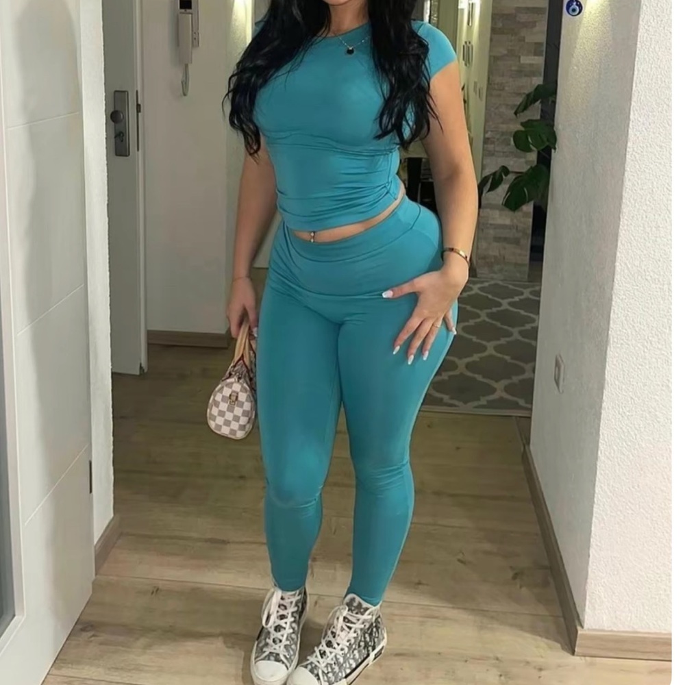 Teal Womens matching set